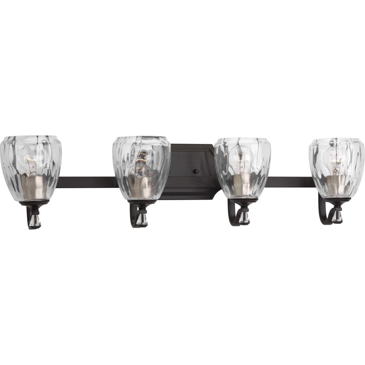 Progress Lighting P300119-020 Anjoux Four-Light Bath, Brown