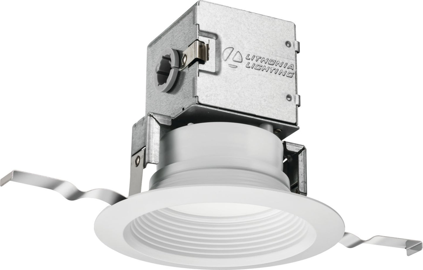 Lithonia Lighting 4JBK RD 30K 90CRI MW M6 3000K 90 CRI 4" Baffle Canless Kit, 4-inch, Matte White