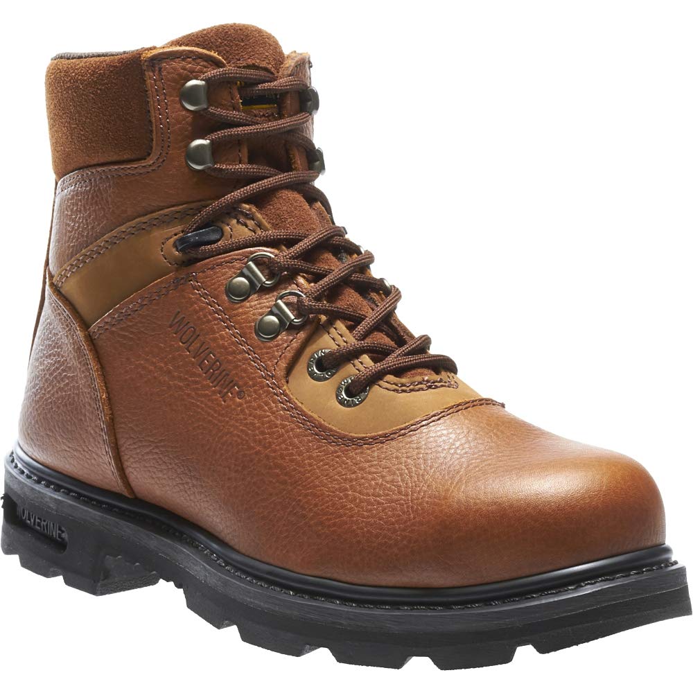 Wolverine Traditional Steel-Toe 6" Work Boot Men 9 Brown