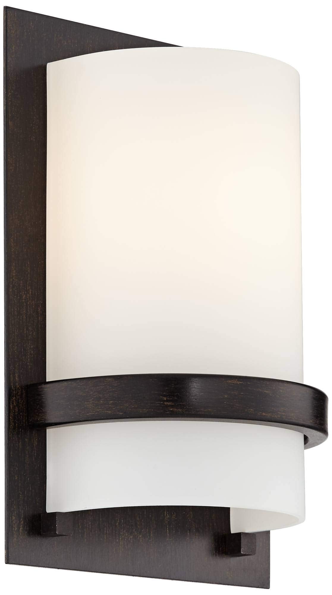 Minka Lavery 342-357 1 Light Wall Mount, Iron Oxide Finish