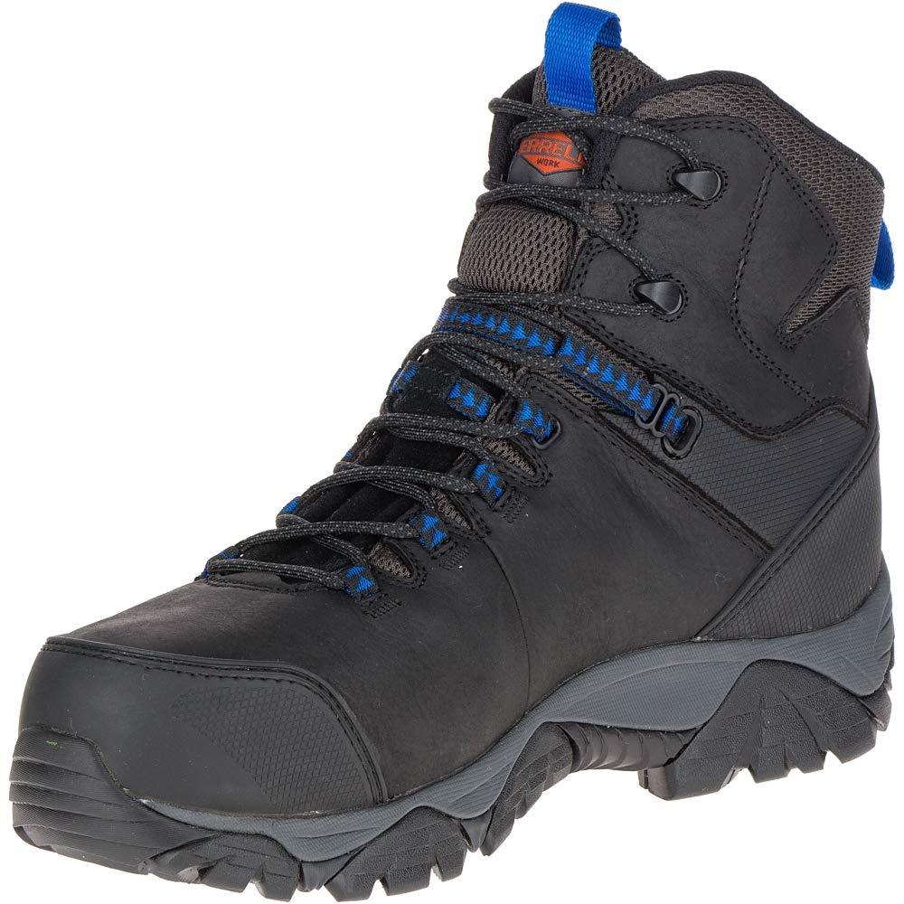 Merrell Phaserbound Mid Waterproof Comp Toe Work Boot Men 9 Black