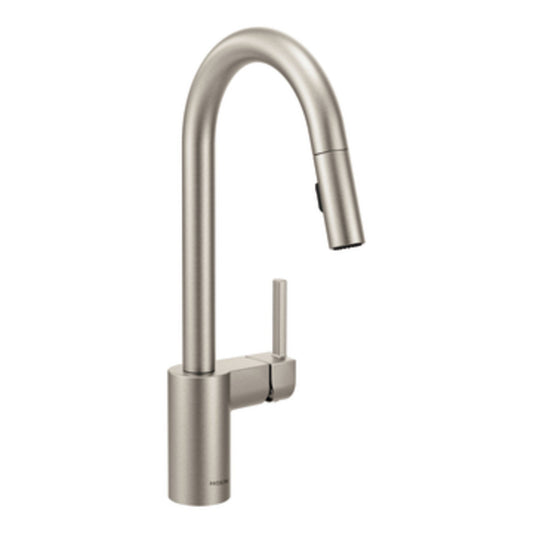 Moen 7565SRS Align One-Handle High-Arc Pulldown Kitchen Faucet, Spot Resist Stainless