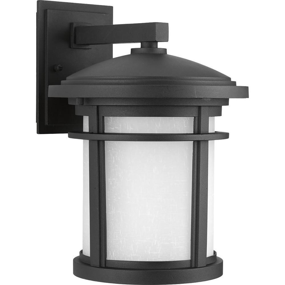 Progress Lighting P6088-3130K9DI 1-Light Textured Black LED Wall Lantern