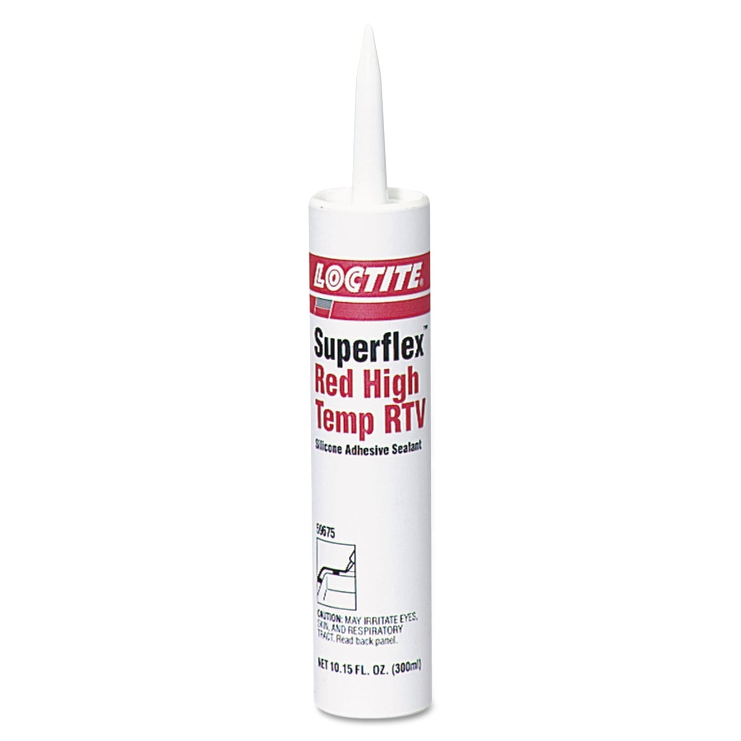 Superflex High-Temp Rtv Silicone Adhesive Sealant, 300ml, Red