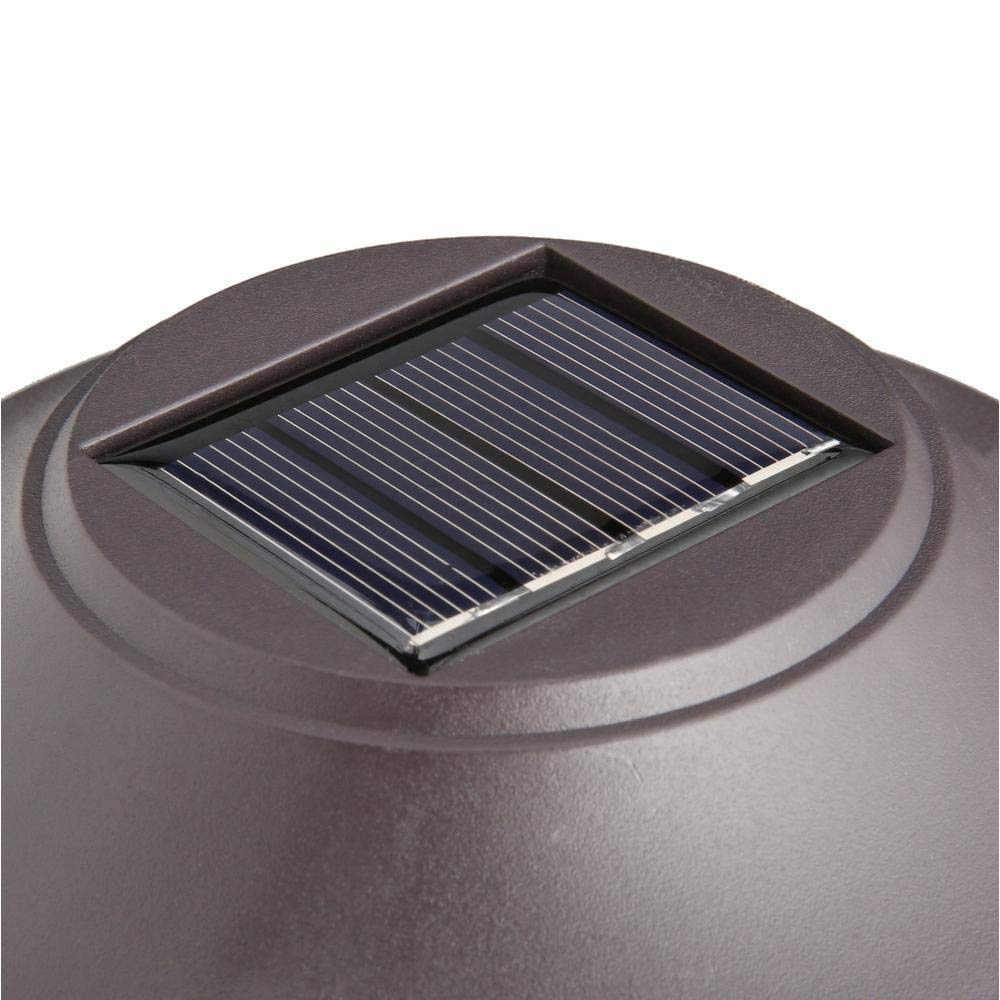 H.Bay Solar Bronze Outdoor Integrated LED 3000K 6-Lumens Pathway Lamp (6-Pack)