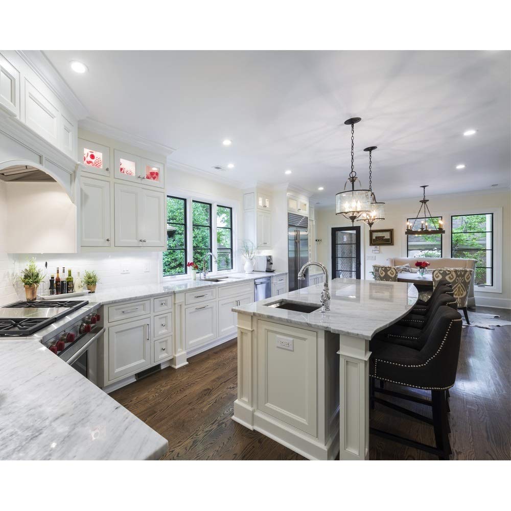 Halo LT560WH6950R LT 5 in. and 6 in. White Integrated Ceiling Light Retrofit 5000K Daylight 5/6" LED Recessed Trim 5 Inch and 6 Inch