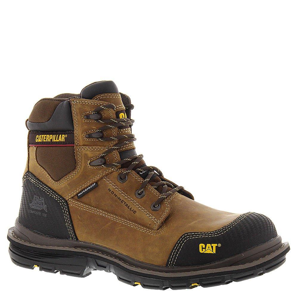 Caterpillar Fabricate 6" Tough Waterproof Composite Toe Work Boot Men 9 Brown