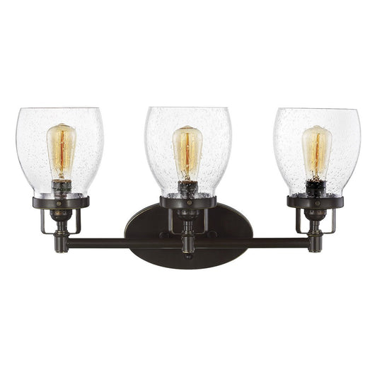 Missing the GLASS Sea Gull Lighting 4414503-782 Belton Bathroom Vanity Lights ..