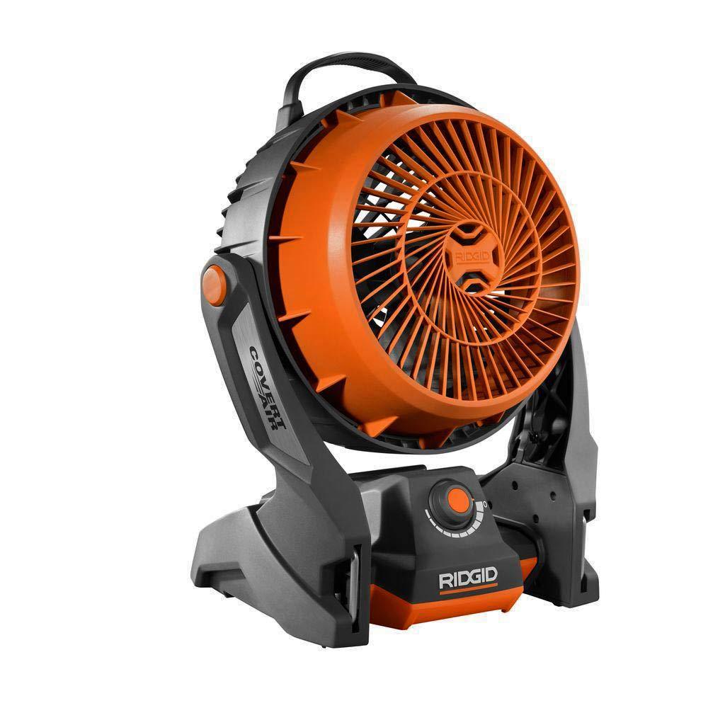 Ridgid R860720B GEN5X 18-Volt Hybrid Cordless & Corded Fan (Battery and Charger Not Included)