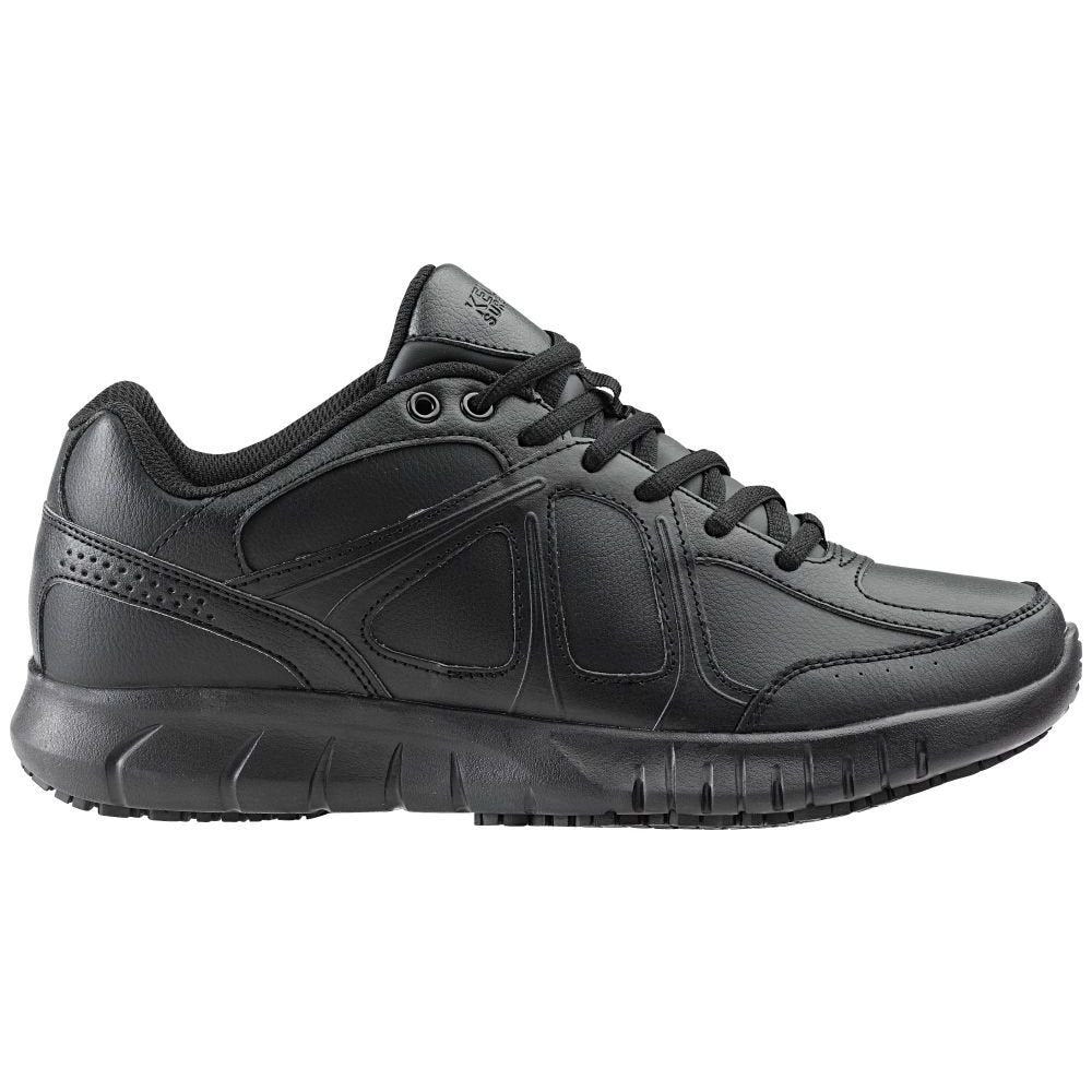 Keuka SureGrip Mens Galley Athletic Slip Resistant Work Shoes Black