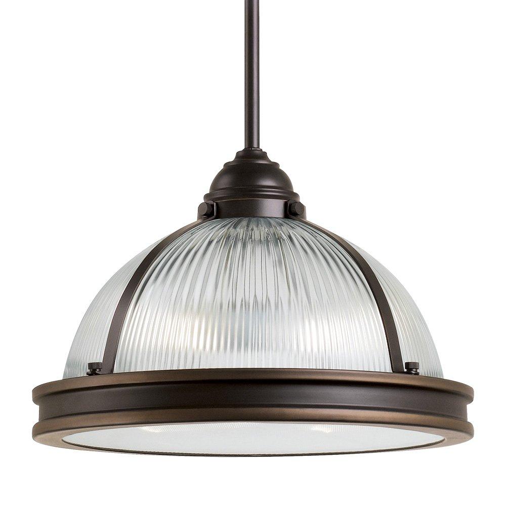 Sea Gull Lighting 65061-715 Pratt Street Prismatic Two-Light Pendant with Clea..