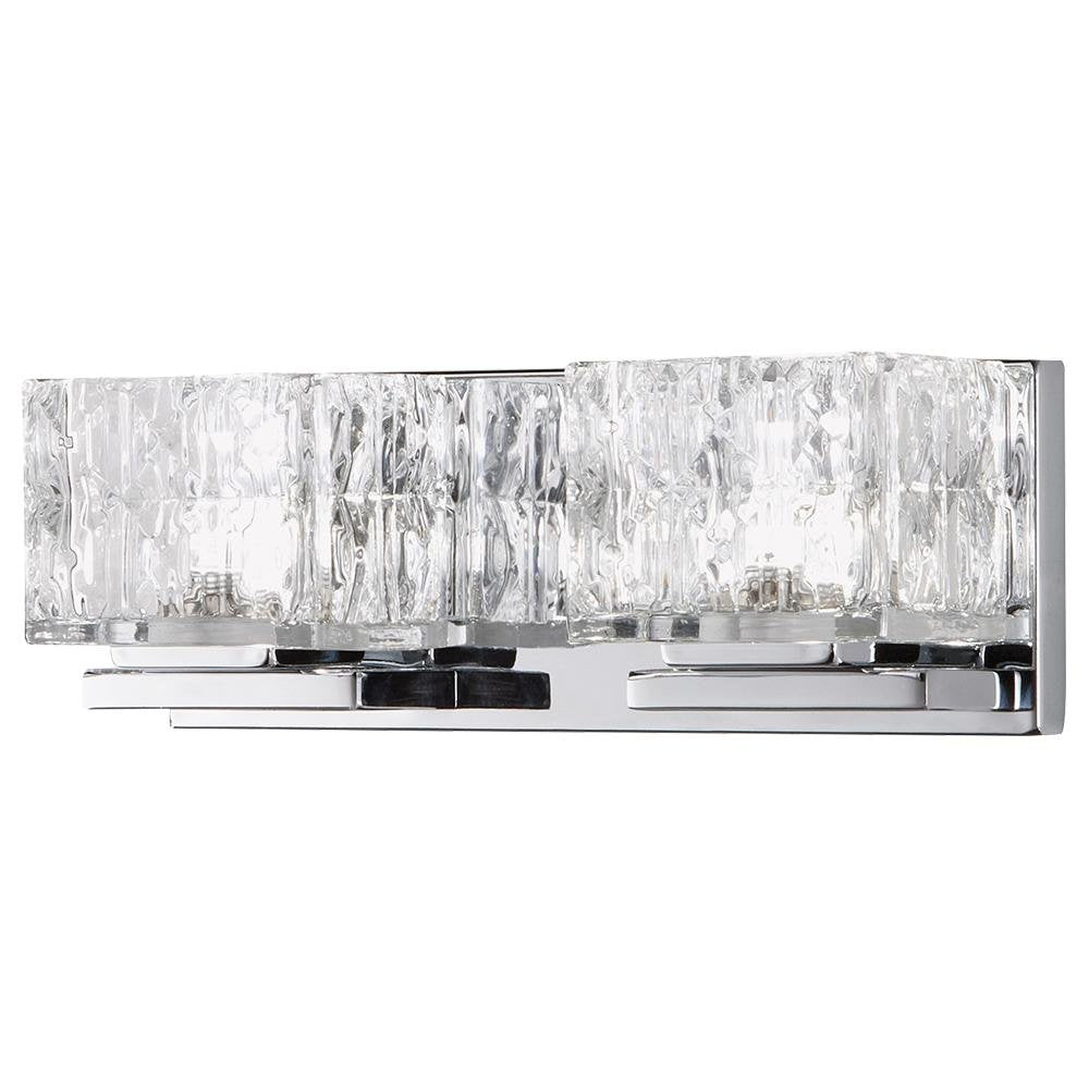 Home Decorators 22842 12-Watt Chrome Integrated LED Bath Light