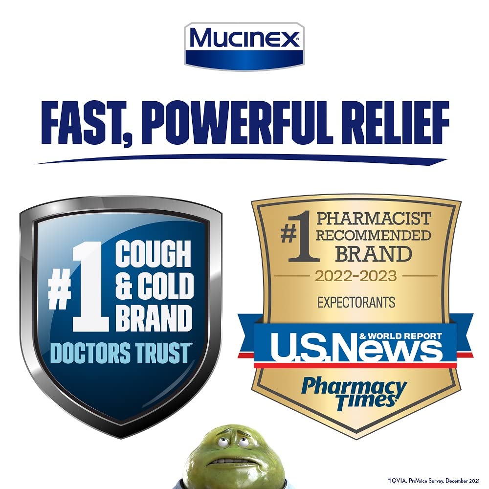 Mucinex Fast-Max Adult Severe Congestion & Cough, 20ct EXP 7/23 DAMAGED BOX