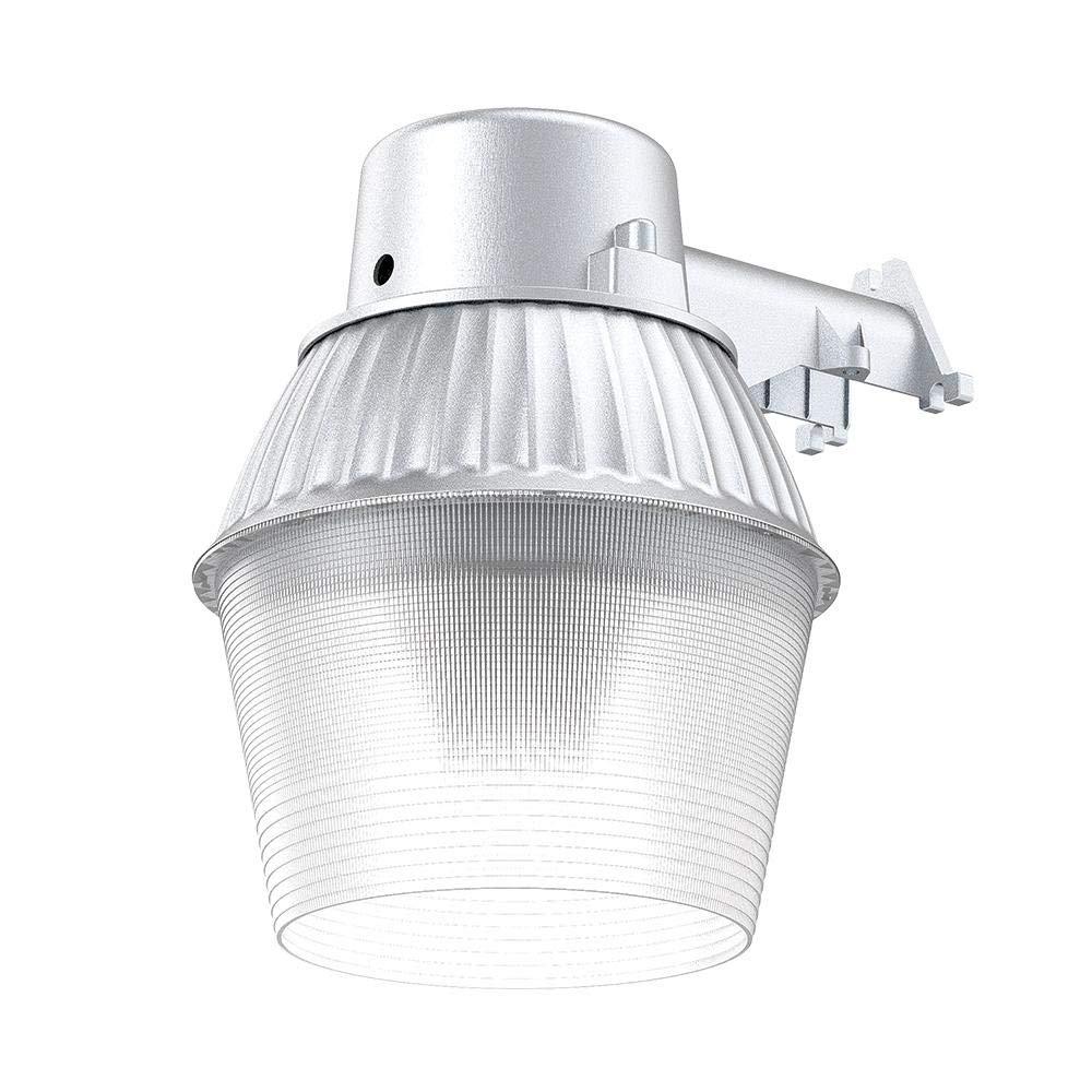 MISSING BULB Commercial Electric 65-Watt Gray Fluorescent Outdoor Area Light w..