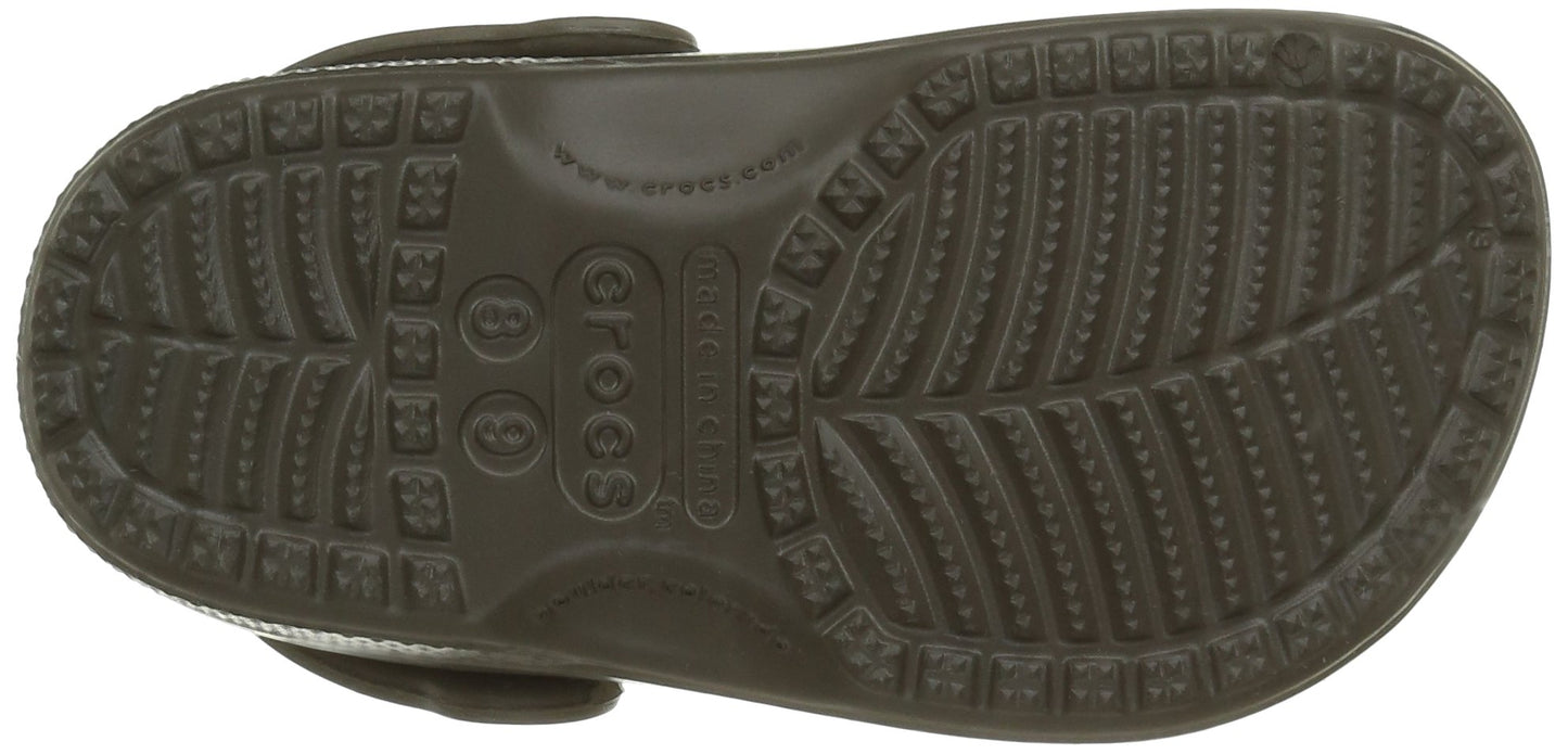 crocs Kid's Classic K Clog 10006, Chocolate, 3 US Little Kid / 5 US Big Kid