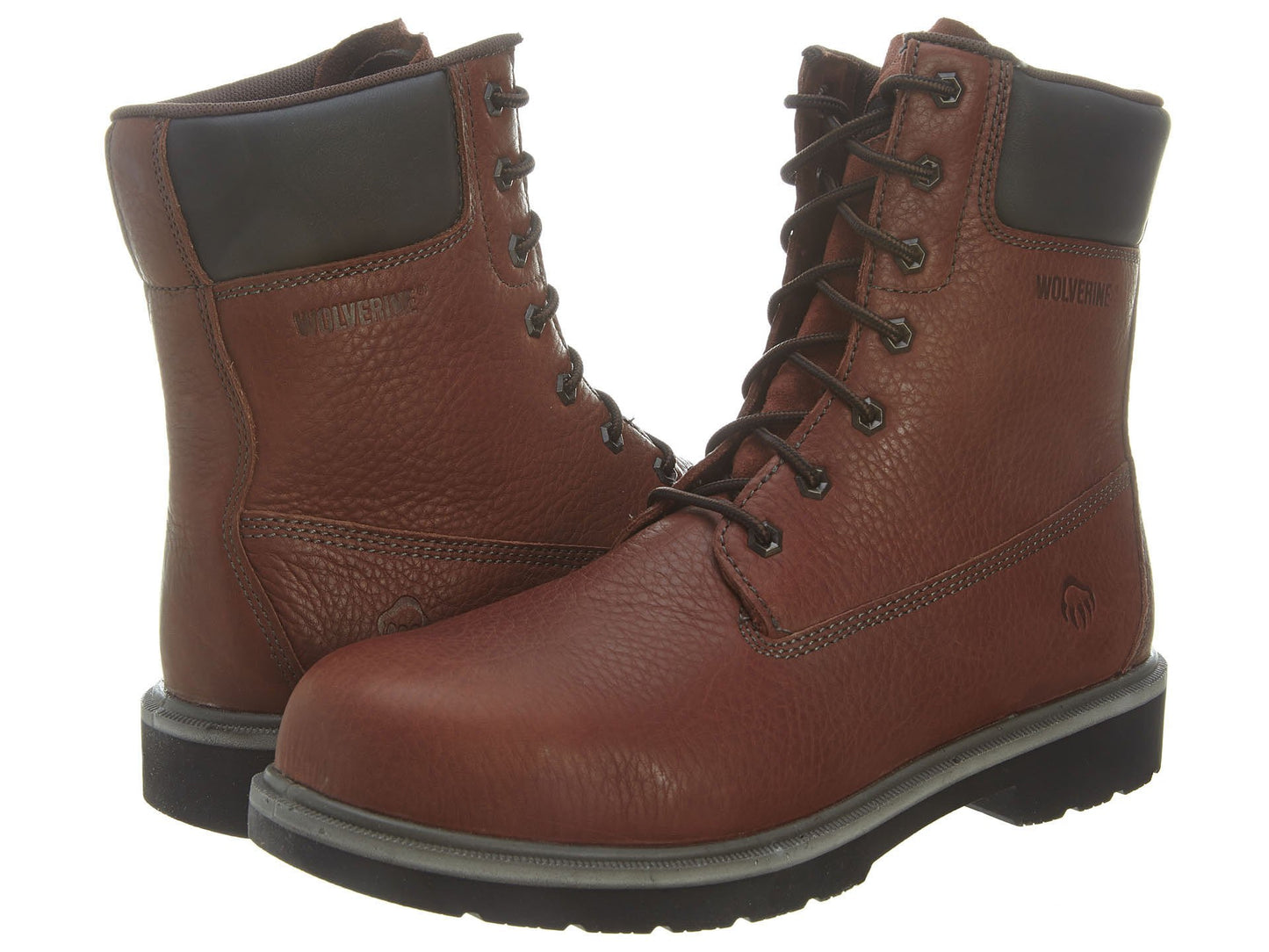 Wolverine Men's Hayes 8" Waterproof Comp Toe Boots,Brown,9 M