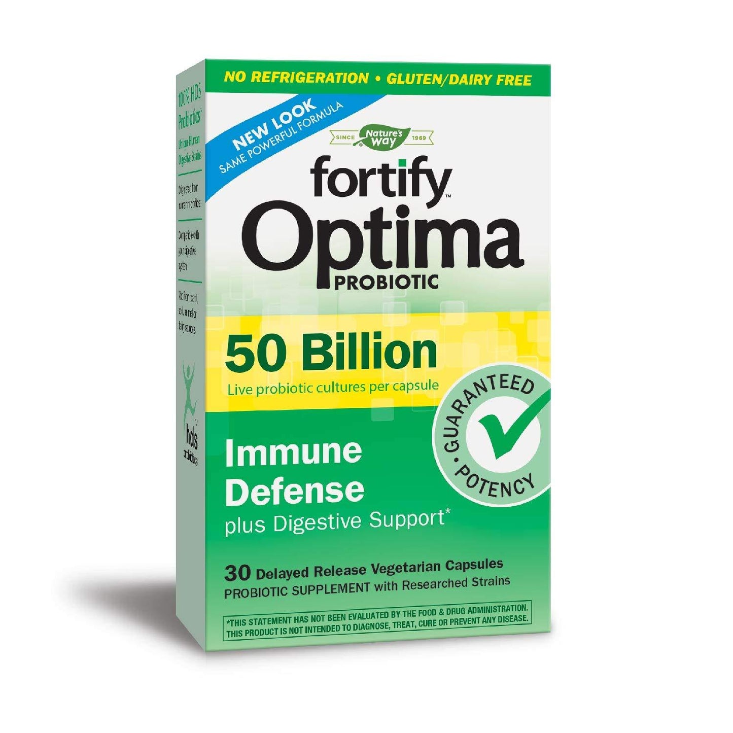 Nature's Way Primadophilus Optima Probiotic Immune Defense 30 Capsules 3-Pack 90