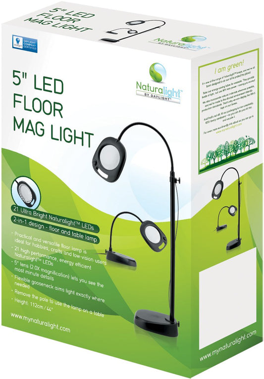 Daylight Naturalight 5 Inch LED Floor/Table Mag