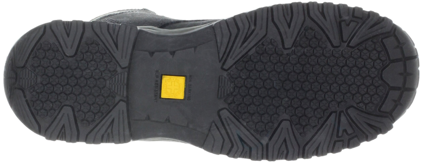 Dr. Martens Men's Falcon Work Boot,Black Industrial Greasy,12 UK/13 M US