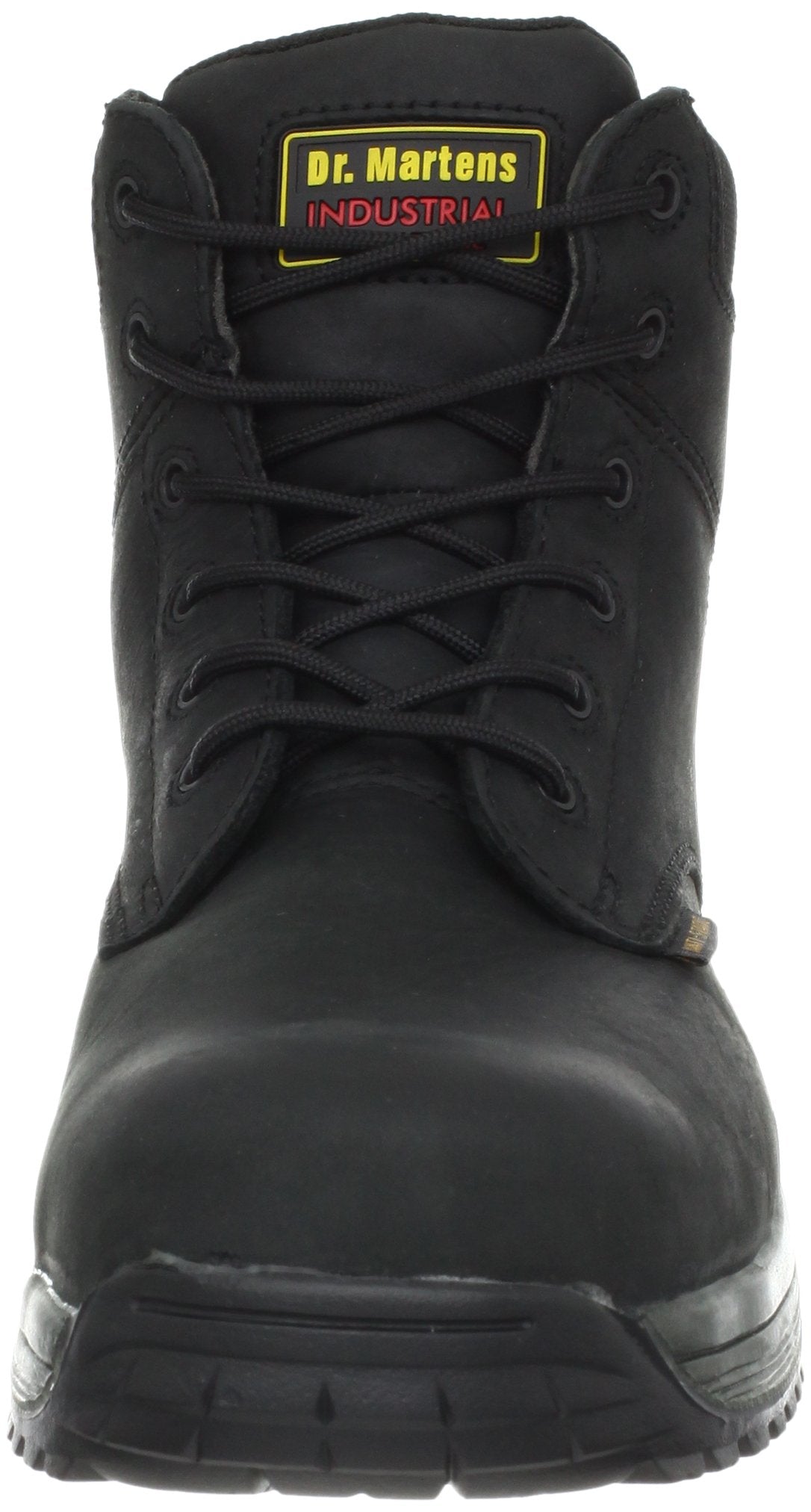 Dr. Martens Men's Falcon Work Boot,Black Industrial Greasy,11 UK/12 M US
