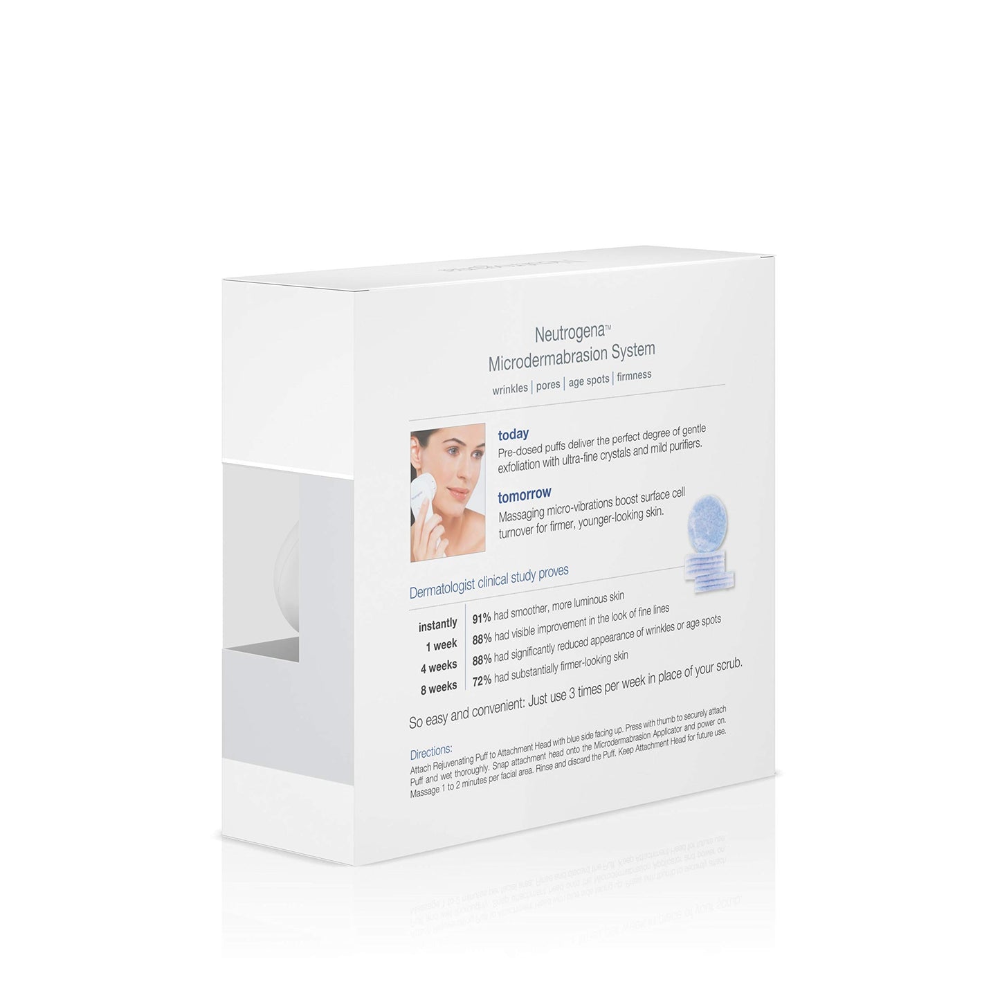 Neutrogena Microdermabrasion Starter Kit – At-home skin exfoliating DAMAGED BOX