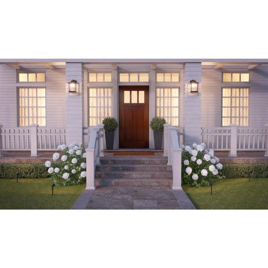 Hampton Bay 1000 001 784 Lumsden Wall-Mount Outdoor Black Led Motion Sensor La..