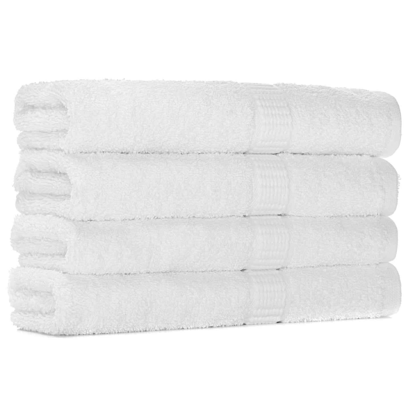 PACK of 20 Alurri Luxury Hand Towels by Super Soft- 16x28 inch White