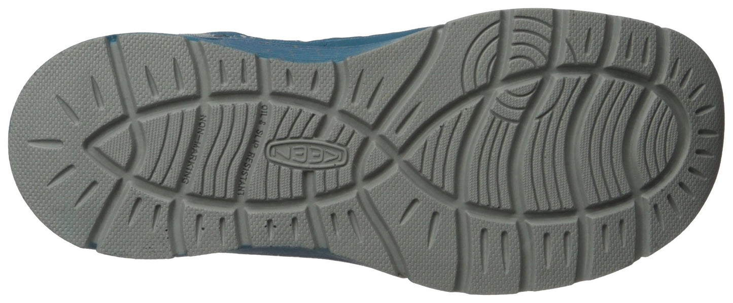 KEEN Utility Women's Asheville Industrial Shoe, Ink Eggshell Blue, 11 W US