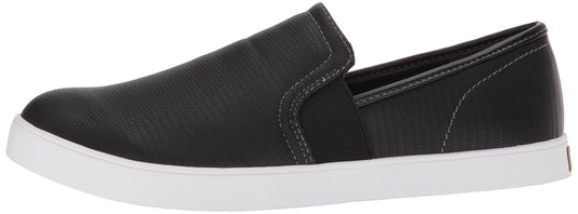 Dr. Scholl's Shoes Women's Luna Sneaker, Black Lizard Print, 8.5