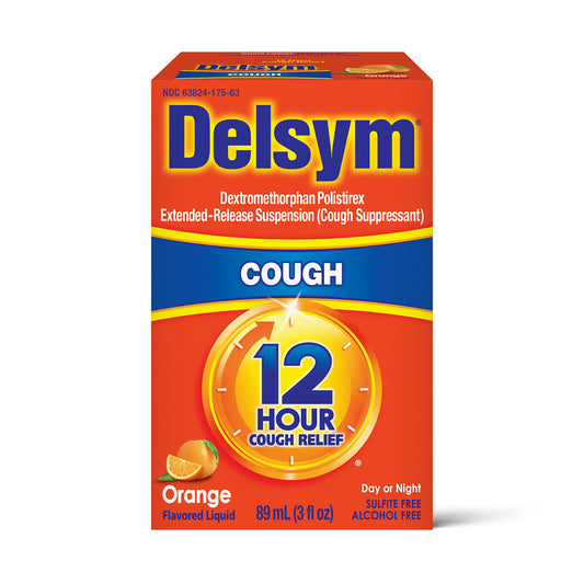 Delsym Adult 12 Hour Cough Relief Orange 3 oz EXP 1/2023