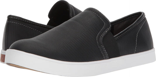 Dr. Scholl's Shoes Women's Luna Sneaker, Black Lizard Print, 9