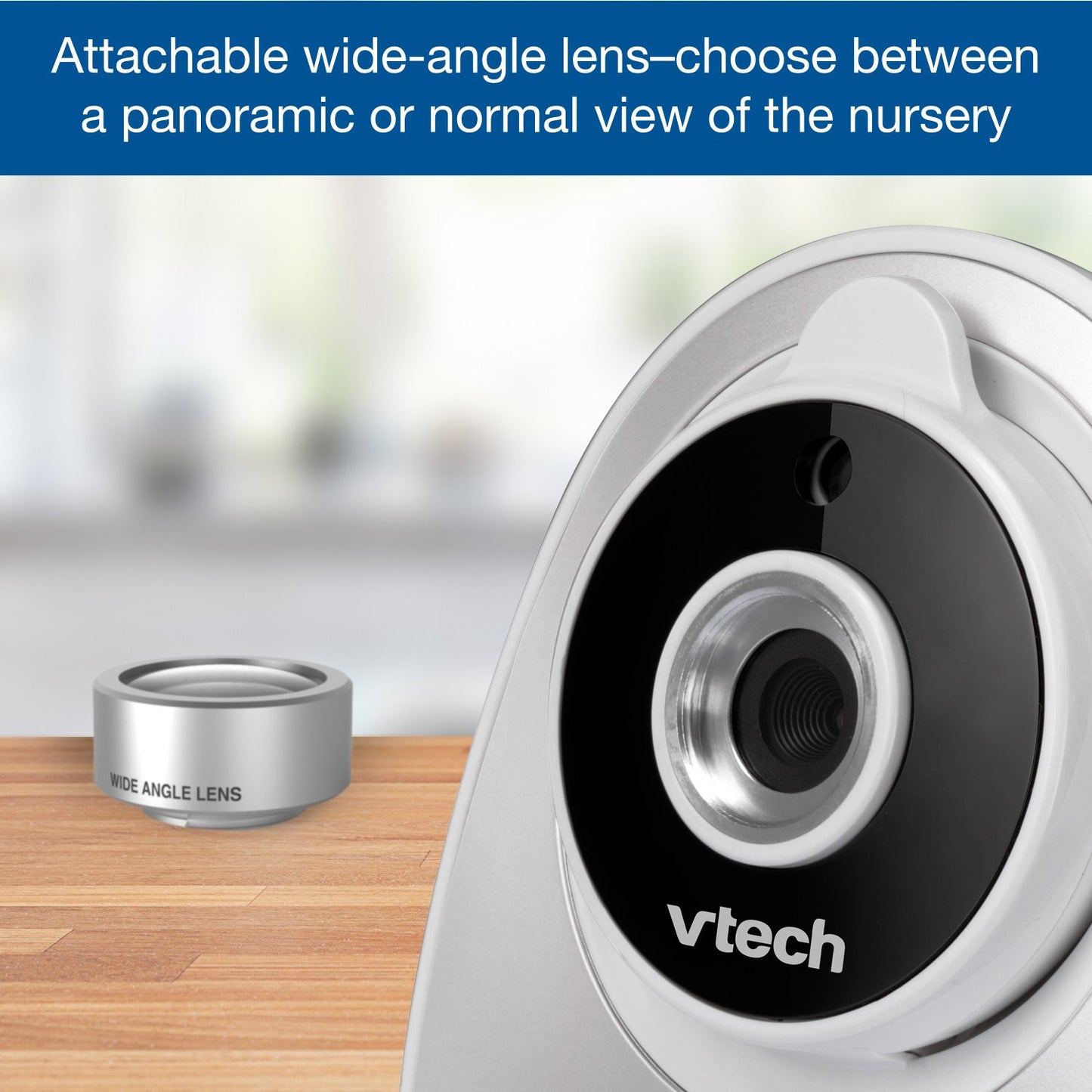 VTech VM342-2 Video Baby Monitor with 170-Degree Wide-Angle Lens for Panoramic..