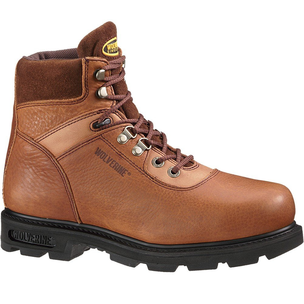 Wolverine Traditional Steel-Toe 6" Work Boot Men 14 Brown