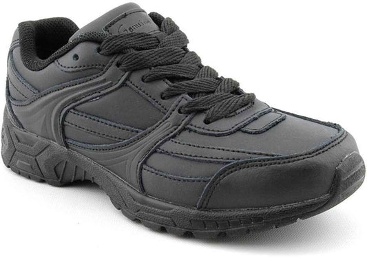 Genuine Grip Women's Black Jogger Work Shoe Black Size 8.5 Wide