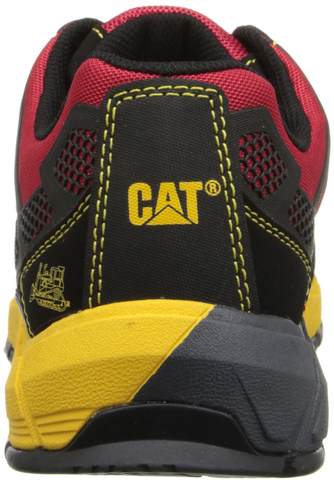 Caterpillar Men's Streamline Comp Toe-M, Red/Yellow, 9 W US