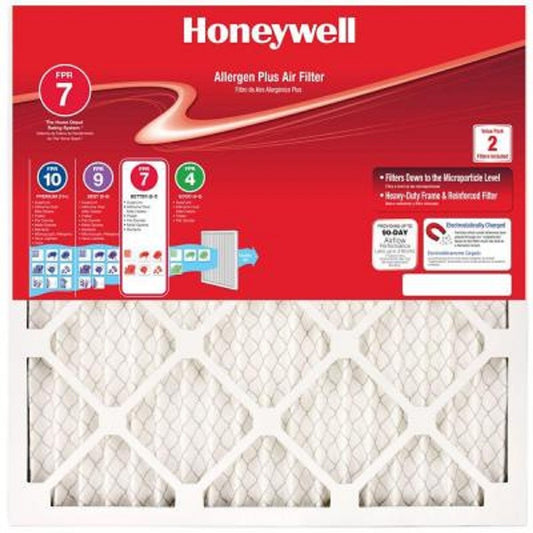 12 PACK Honeywell 20 In. X 25 In. Hw Allergen Plus Pleated Air Filter Honeywell