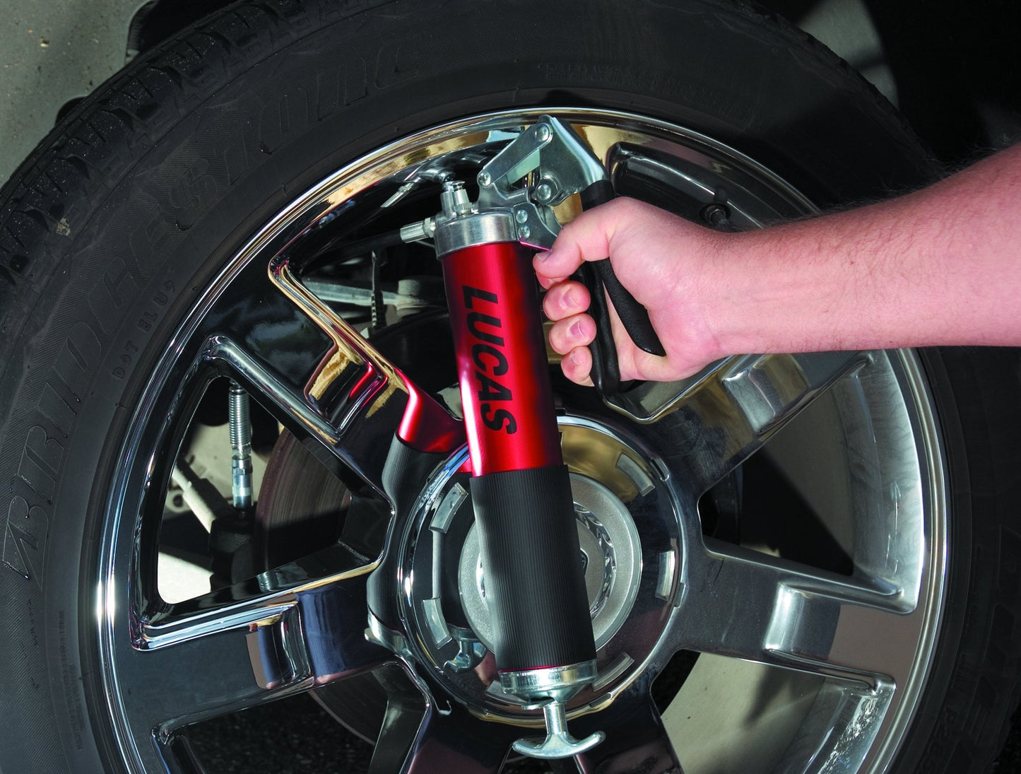 Lucas Heavy Duty Pistol Grip Aluminum Grease Gun Kit