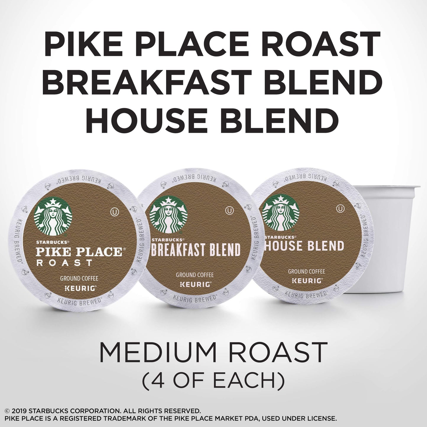 Starbucks Starter Kit K-Cup Variety Pack for Keurig Brewers 40 K-Cup Pods 10/19