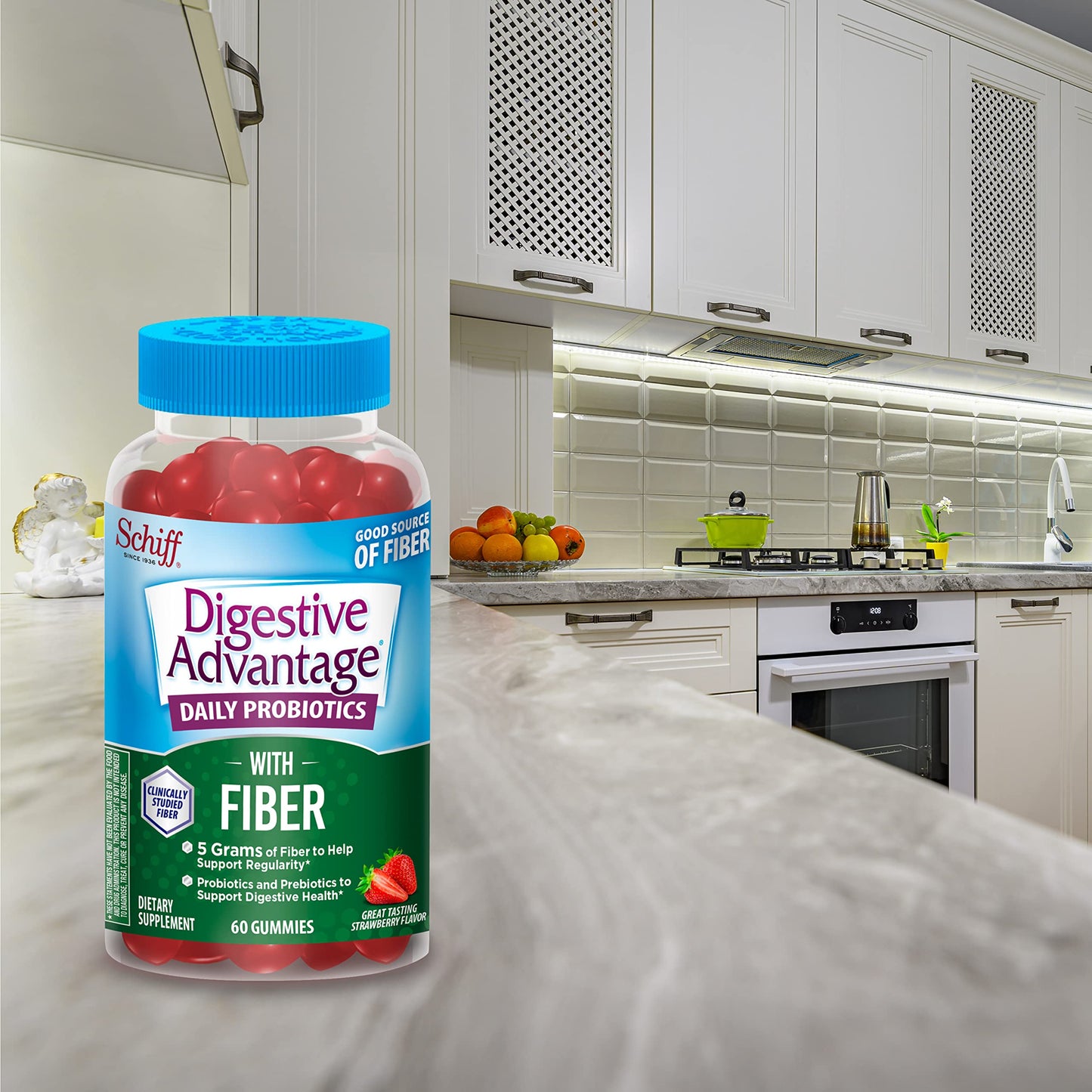 Digestive Advantage Daily Probiotic Strawberry Gummies 60ct exp 9/23