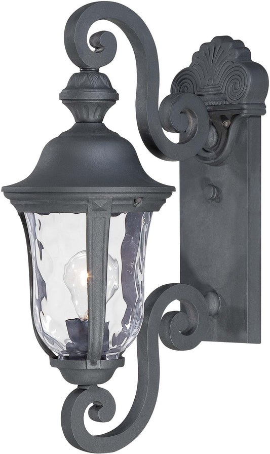 Minka Lavery Outdoor Wall Light 8990-66 Ardmore Cast Aluminum Exterior Wall Lantern, 100w, Black