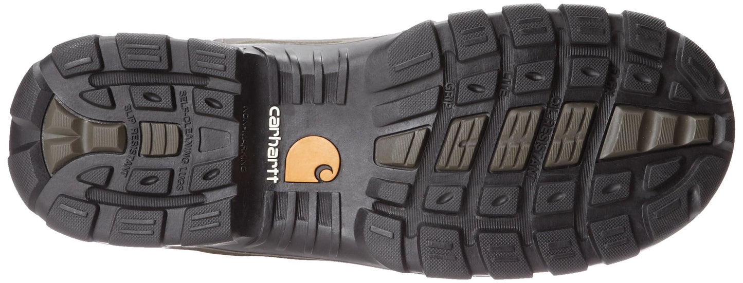 Carhartt Men's 10" Waterproof Comp Toe Boot CMF1375,Brown Leather,11.5 M US