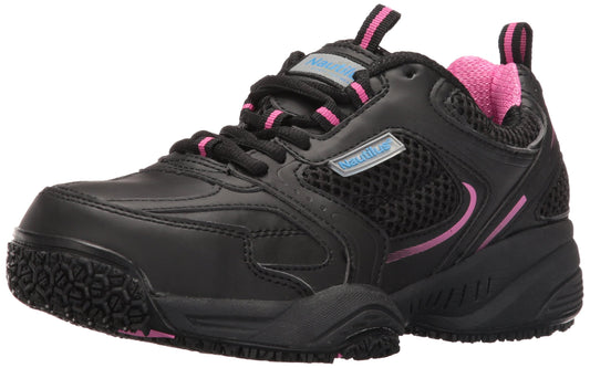 Nautilus Safety Footwear Nautilus 2151 Womens SR Safety Toe Athletic Industrial & Construction Shoe, Black, 8.5 2E US