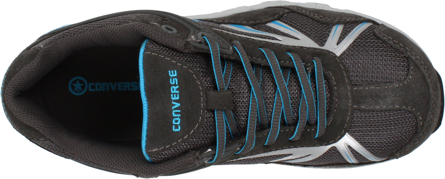 Converse Work WOS, Grey/Blue, Comp Toe, Oxford, Size 8.5 Medium, Womens