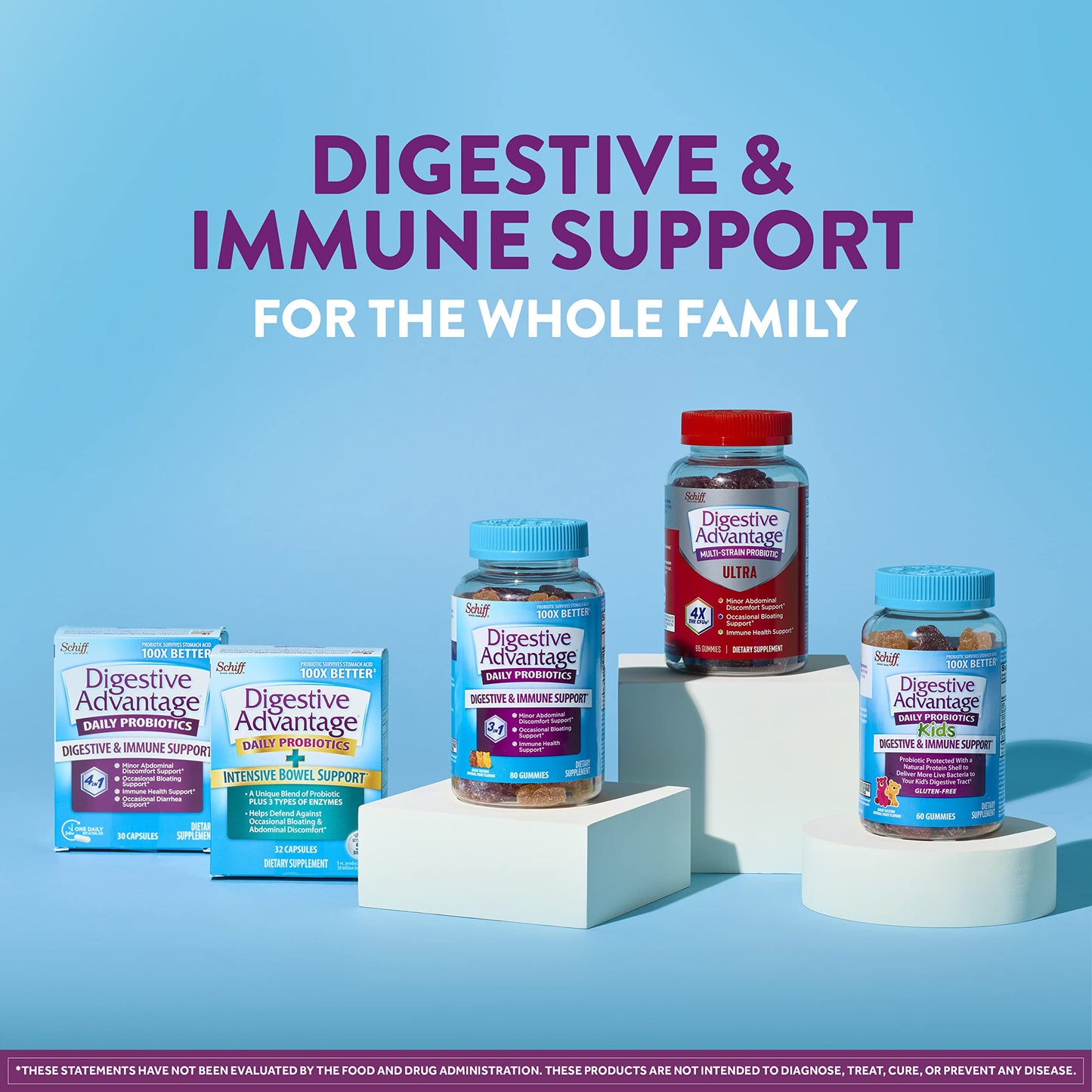 Digestive Advantage Daily Probiotic Strawberry Gummies 60ct exp 9/23