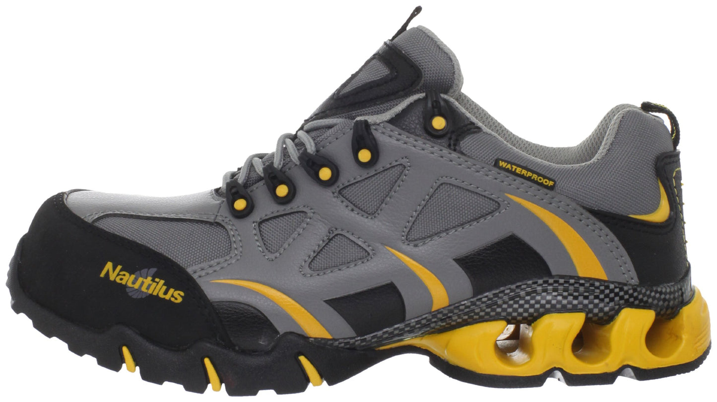 Nautilus 1800 Comp Toe Waterproof EH Athletic Shoe,Grey,7.5 M US