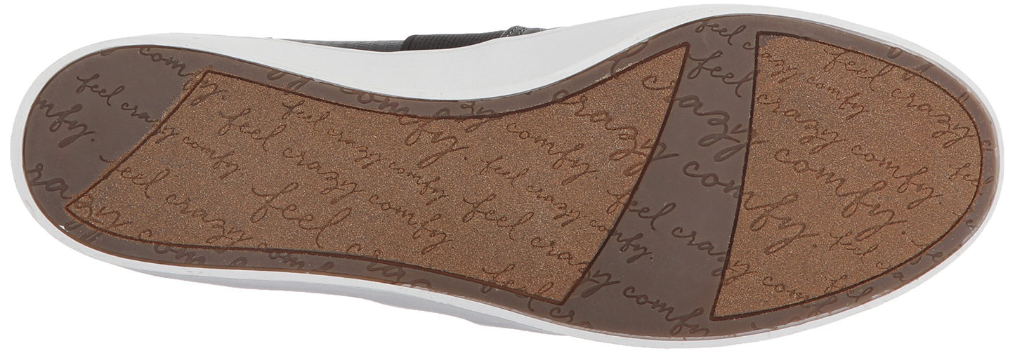 Dr. Scholl's Shoes Women's Luna Sneaker, Black Lizard Print, 8