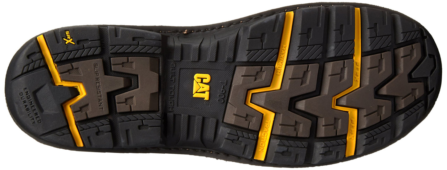 Caterpillar Men's Fabricate 6 Inch Tough Waterproof Comp Toe Work Boot, Brown, 10.5 M US