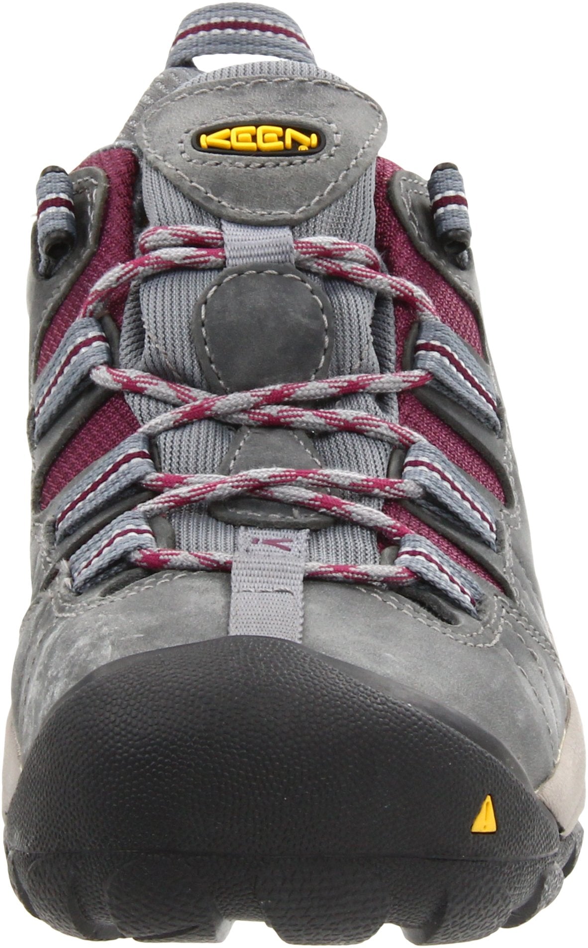 KEEN Utility Women's Detroit Low Steel Toe Work Shoe,Monument/Amaranth,10 M US