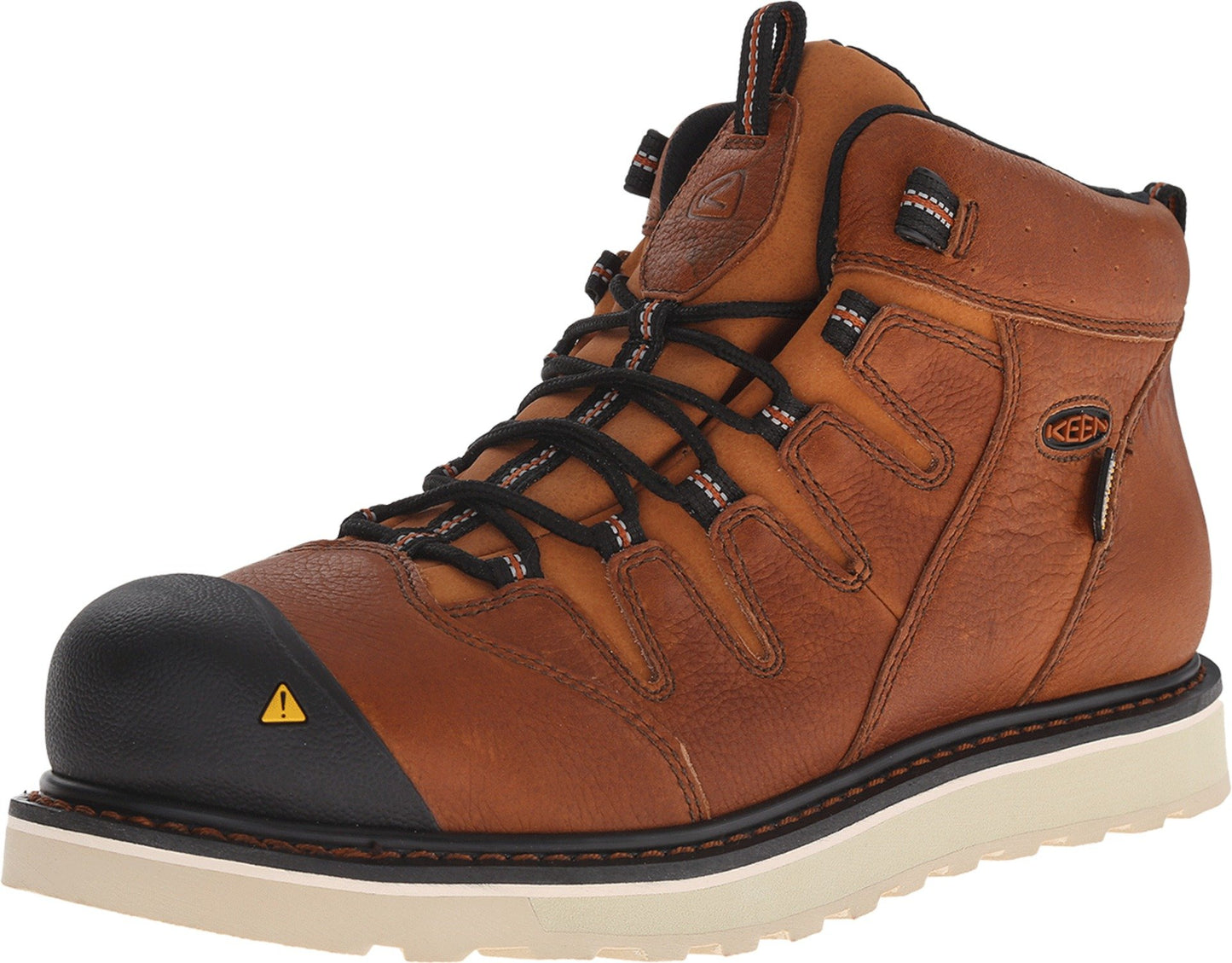 1013259 KEEN Men's Glendale WP Safety Boots - Peanut - 8.0\D