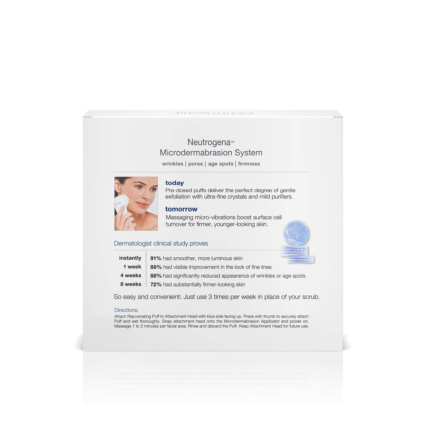 Neutrogena Microdermabrasion Starter Kit – At-home skin exfoliating DAMAGED BOX